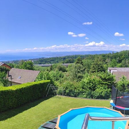 Joli Studio Avec Terrasse Et Vue Exclusivement Pour Non Fumeurs Бельмон-сюр-Лозанн Экстерьер фото